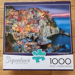 3 FOR $20! Buffalo Signature Collection, Cinque Terre, Italy 1000 Pc Puzzle